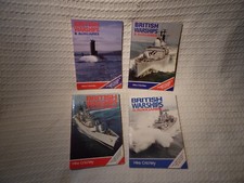 4 x British Warships & Auxiliaries Books 1989-1992 – Royal Navy Maritime