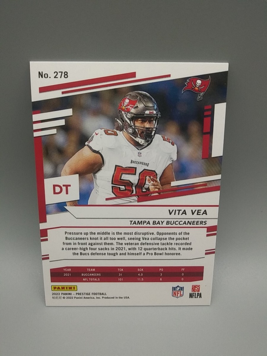 2022 Prestige Vita Vea Xtra Points Blue /299 Tampa Bay