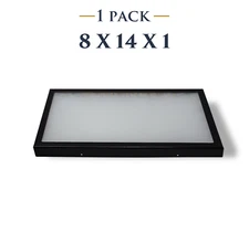 8 x 14 x 1 Riker Display Case Box for Collectibles Arrowheads Jewelry & More 