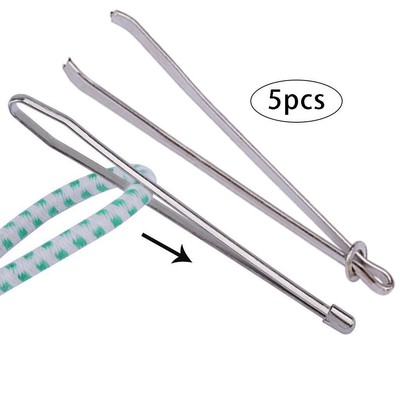 10 Stück Bodkin Nadel Elastische Kordel Einfädler Clip Nähwerkzeug für Band