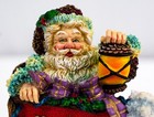 Vintage 1996 Crinkle Claus Santa Christmas Figurine by Possible Dreams — photo 3
