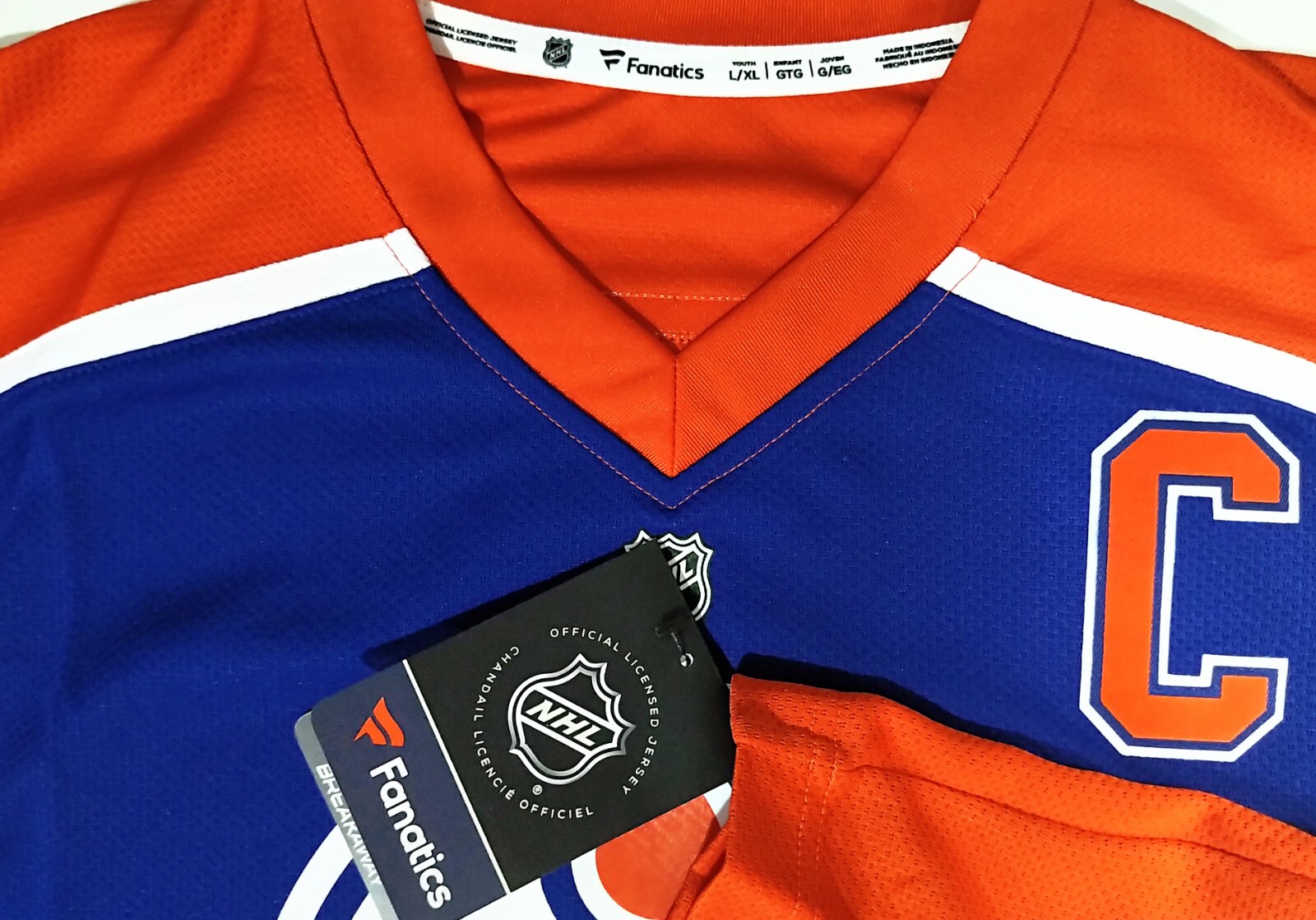 1980's RETROYOUTHL/XL WAYNE GRETZKY EDMONTON OILERS FANATICS