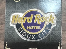 Hard Rock Hotel SIOUX CITY CLASSIC LOGO  MAGNET