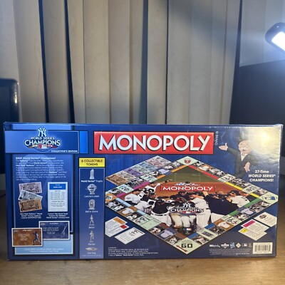 New York Yankees World Series Champions 2009 Monopoly Board Game