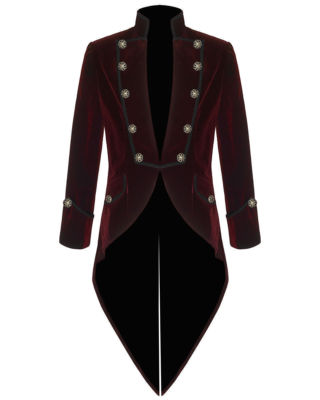 mens red tailcoat jacket