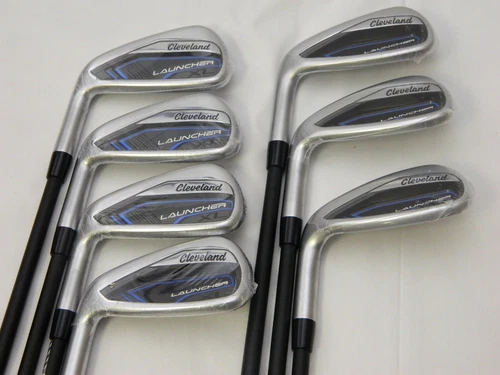 New LH Cleveland Launcher XL iron set 5-DW irons 5-PW+DW Cypher 40g Ladies Women