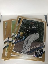 2021 Topps Series 1 White Sox 5x7 1986 Jumbo Gold Edition #04/10 TEAM SET