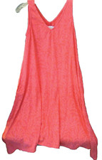 NWT New FRESH PRODUCE CORAL CLUSTERS LYDIA DRESS M - Flamingo Orange