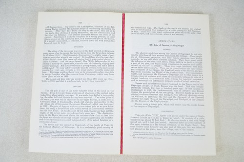 National Museum of Canada, Marius Barbeau Totem Poles Facsimile 1973 No 61 - Picture 7 of 12