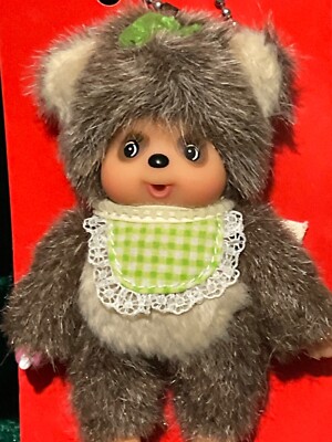 Monchhichi Sekiguchi Mascot Friends Raccoon Keychain 4 inch | eBay