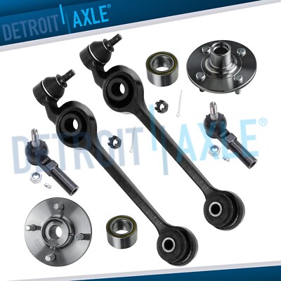 Front Lower Control Arm Wheel Hub Bearing Tie Rod for 1994-02 Saturn SC1 SL2 SW1