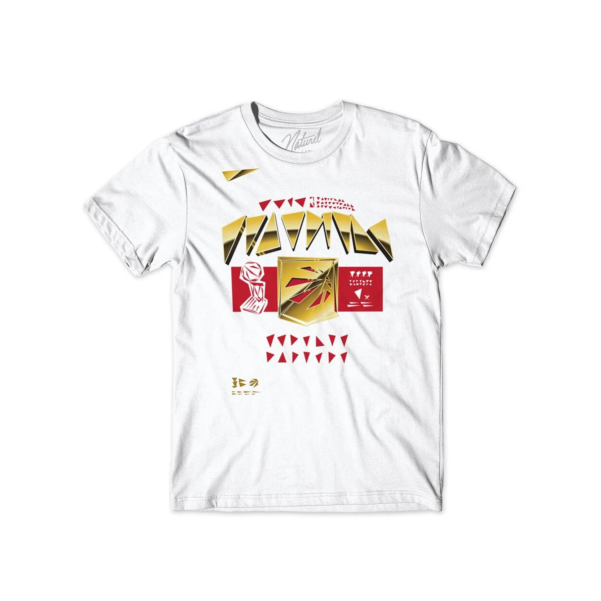 Naturel Toronto Raptors NBA Finals 6IX Champ Tee T Shirt Rare M DS Size Medium