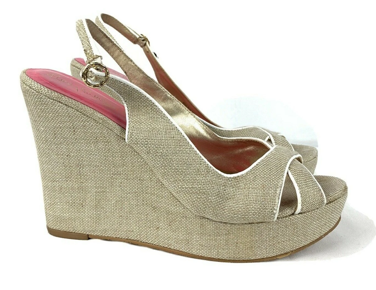Lilly pulitzer wedge sandals cheap