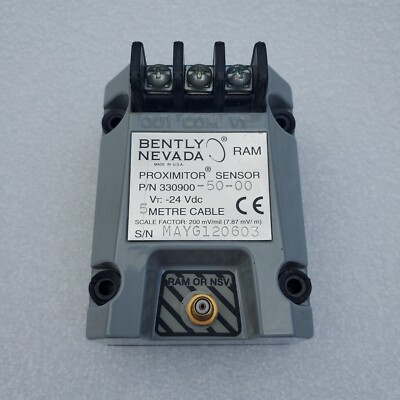 BENTLY NEVADA RAM 5 METRE PROXIMITOR SENSOR 330900-50-00 -24VDC
