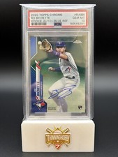 Bo Bichette 2020 Topps Chrome Rookie Auto Blue Refractor /150 PSA 10 GEM MINT