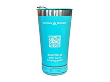 Stainless Steel Drinking Cup With Removable Bluetooth Speaker. Insulated