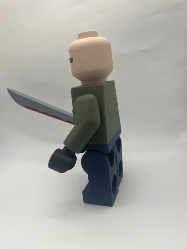 Minifigure Jason Venerdì 13 in scala grande 8,5" - 9,5" stampata in 3D - Foto 5 di 6