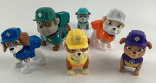 Paw Patrol Rubble Crew Construction Family Gift Pack PVC Figures Lot Motor Mix