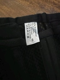 Waist Training Mesh Underbust Steel boned Corset Black BodyShaper Everbellus