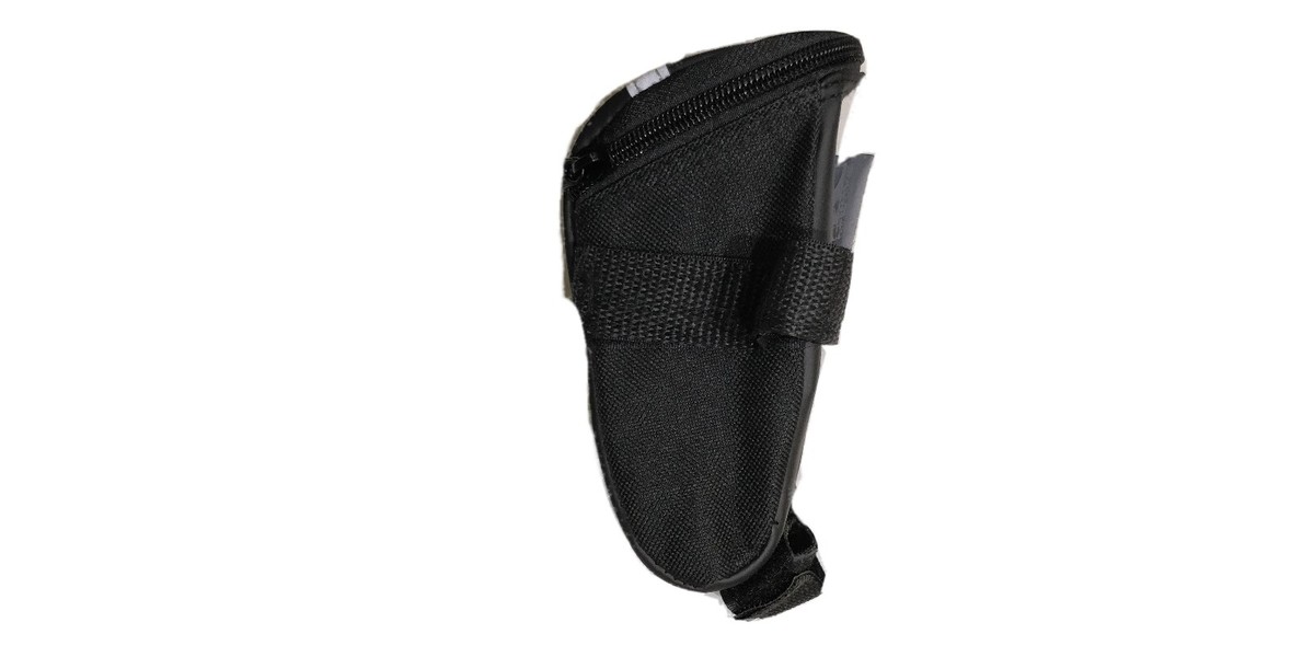 Clip-On Saddle Bag, Black, Size: M, Through Zipper Enlargeable