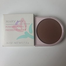 Mary Kay Powder Perfect Pressed Powder Ebony Bronze 6254 New in Box Discontinued