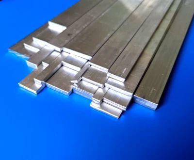 Aluminium Flat Bar metal Plate 3/8" to 40mm Width 1/8" to 10mm Thickness Upto 1m - Image 1 of 4