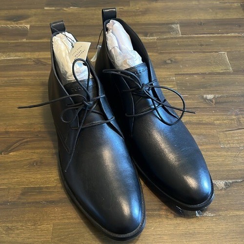 Cole Haan Men's Hawthorne Chukka Boot Black Black WR Leather C38729 10 1/2 - Picture 3 of 8