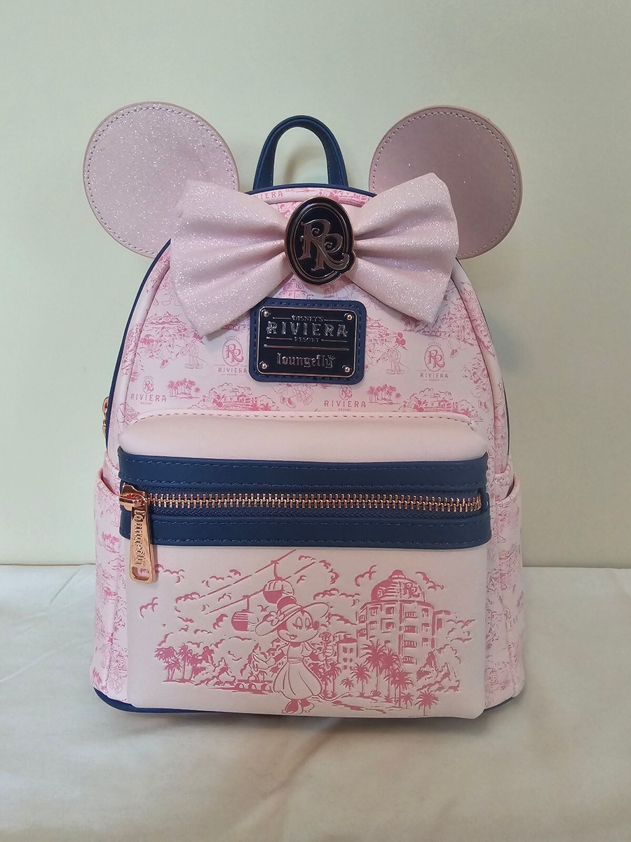 Disney Parks Riviera Resort Minnie Mini Pink Backpack  display picture 3