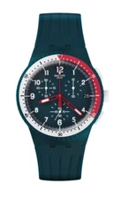 SWATCH LIMITED EDITION SWISS MADE EL COMANDANTE MEN'S CHRONOGRAPH WATCH SUSN405