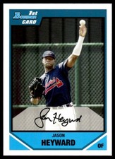 2007 1ST BOWMAN PAPER ROOKIE JAYSON HEYWARD DODGERS R68