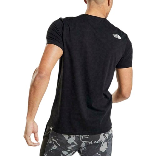 North Face Camiseta Hombre Cuello Redondo Bloque Cuadrícula Informal Corte - Imagen 5 de 21