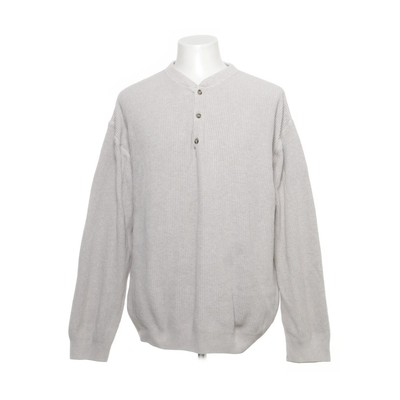 Eddie Bauer, Strickpullover, Größe: XXL, Grau, Baumwolle, Rippenstrick #CSj