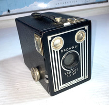 Vintage Brownie Target Six-20 Box Camera Made in USA AS IS-UNTESTED