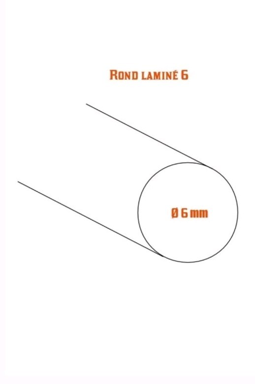 Rond plein 50cm acier de construction haute densité fer laminé profil 6 mm - 2
