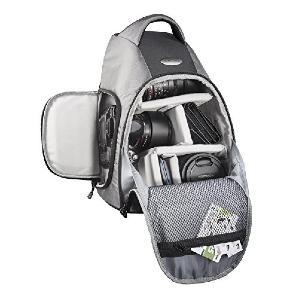 Mantona Miami Zaino per Fotocamera Reflex, Accesso Rapido per Reflex con Obietti