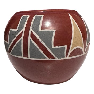 Anita Suazo 1973 Santa Clara Polychrome Jar