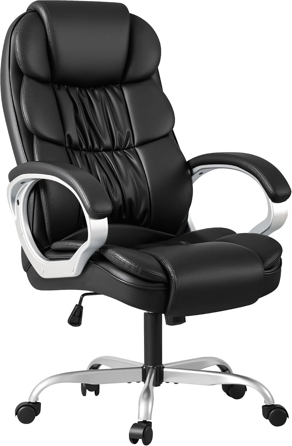 Office Chair High Back Computer Desk Chair, PU Leather Adjustable Height