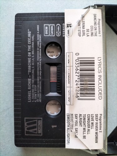 Lionel Ritchie - Dancing On The Ceiling original UK 1986 Motown Audio Cassette - Picture 2 of 3