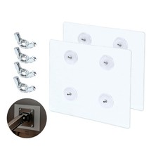 Non VESA Monitor Mount Adapter - 100x100 mm 100 100mm x2, Transparent