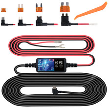 Dash Cam Hardwire Kit, Mini USB Hard Wire Kit Fuse for Dashcam, Plozoe 12V-24V t