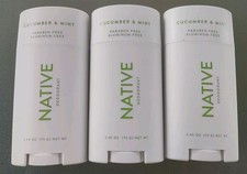 3x Native Deodorant CUCUMBER & MINT Aluminum ...