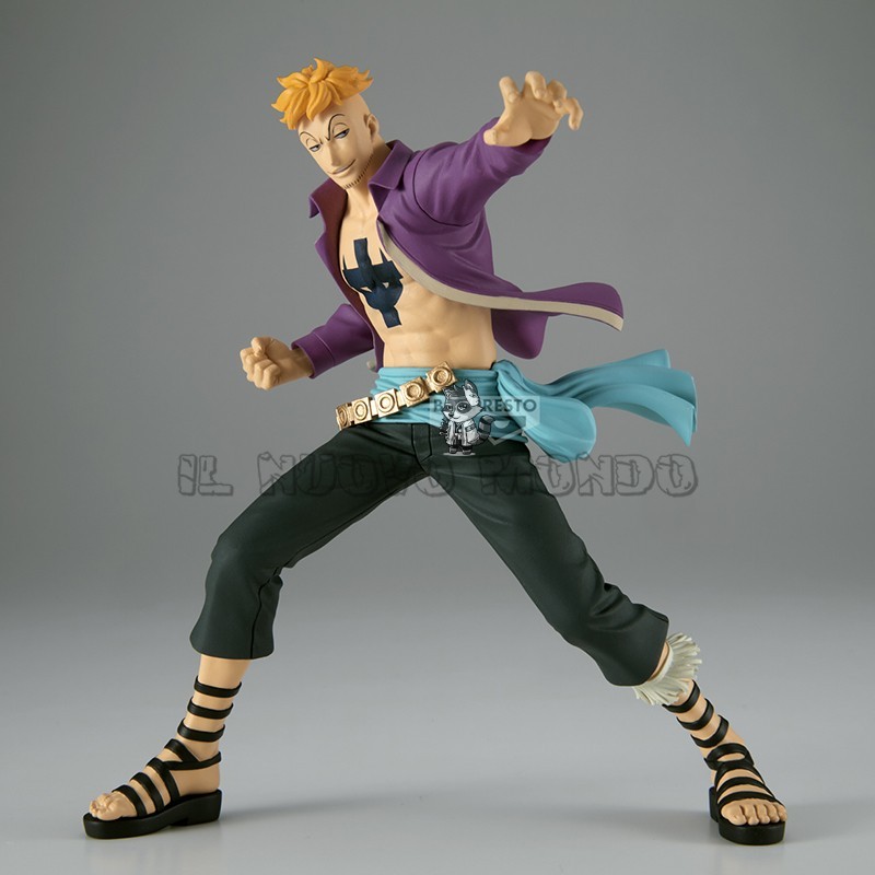 Banpresto Multicolore Collezione Di Dischi Di One Piece - Marco The Phoenix Battle - Immagine 2