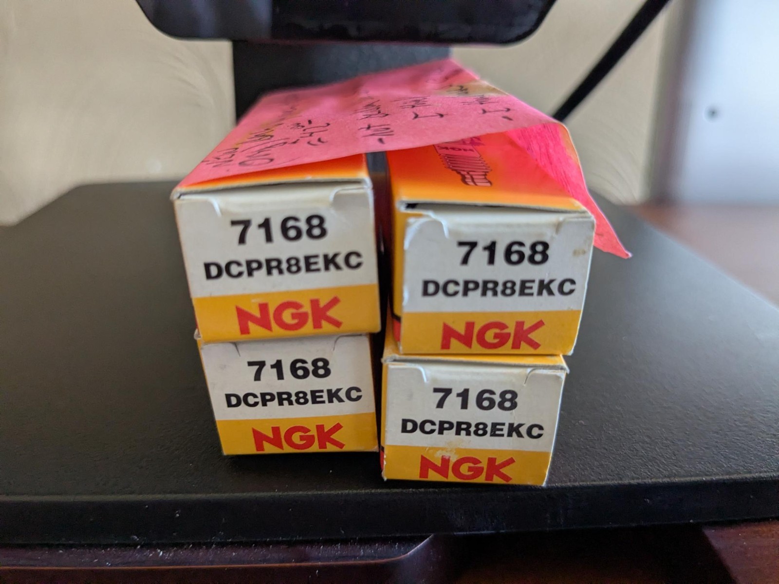 Set of 4 Genuine NGK 7168 DCPR8EKC Multi-Ground Spark Plugs BMW