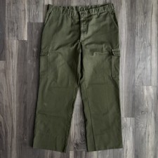 Vintage Boy Scouts Pants Men's Size 36 Olive Green Cargo Official Uniform Hiking