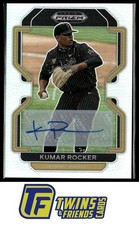 2022 Panini Prizm Draft Picks #PDP3 Kumar Rocker Base Autographs Silver