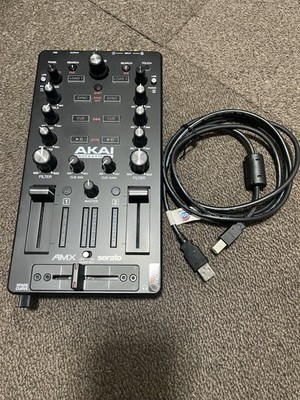 Akai AMX DJ Mixer Serato Compatible, Replaceable Crossfader, 3