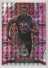 2022 Panini Mosaic Rookies Pink Camo Mosaic Prizm Arnold Ebiketie #383 11pj