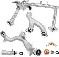 Aluminum Coolant Outlet Pipes System Kit Compatible with Land Rover Range Rover