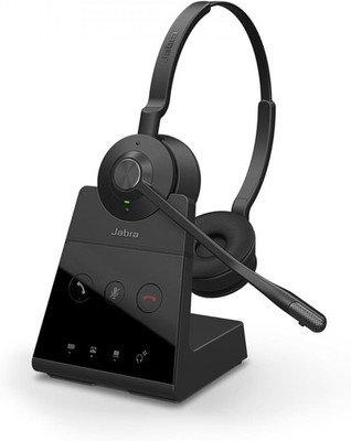 Jabra Engage 65 Stereo Headset On-Ear + Ladestation Schwarz