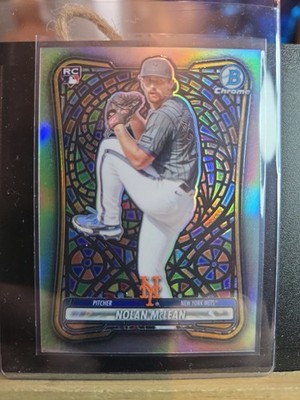 2026 Bowman Nolan McLean Chrome Etched In Glass SSP (RC)